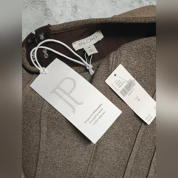 NWT Anthropologie Pilcro Corset Sweater Top Women's Medium Stretch Bohemian NEW! - Picture 8 of 10